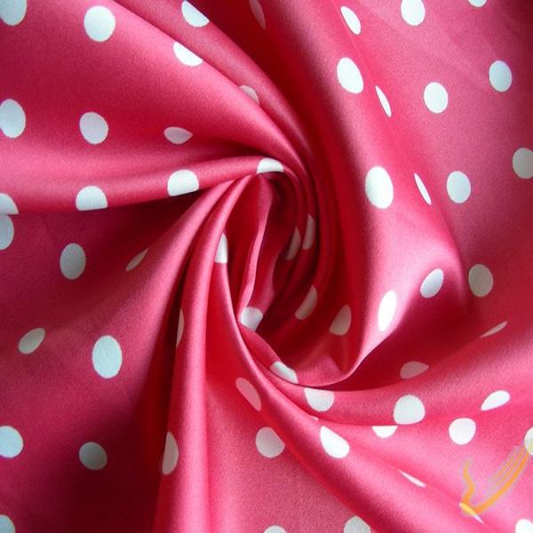 Dot polyester stretch satin/polyester FDY/75D/Sleepwear/underwear fabric/wedding dress