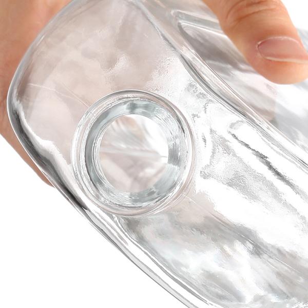 Aluminum Plastic PP Collar end Spirits Cork Round Bottles 700ml Bottle with Customers