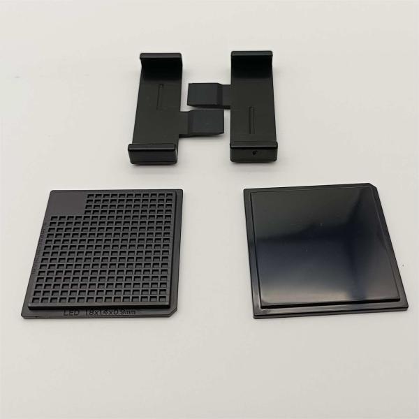 PC Material Waffle Pack Chip Tray Series For LED Chips Packaging Solution