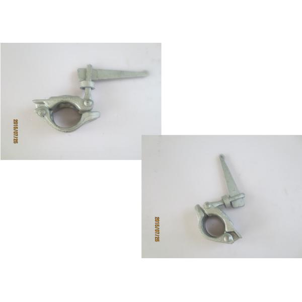 Wedged head single forged scaffolding swivel clamps and fittings