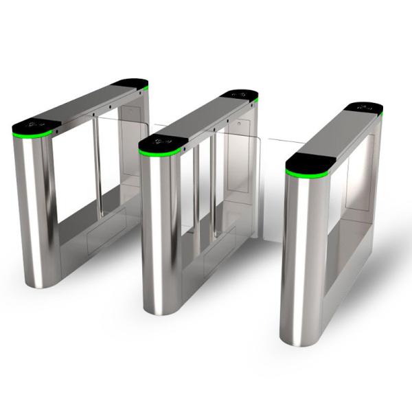 Access Control Security Swing Barrier Gate With Face Recognition Temperature Detection