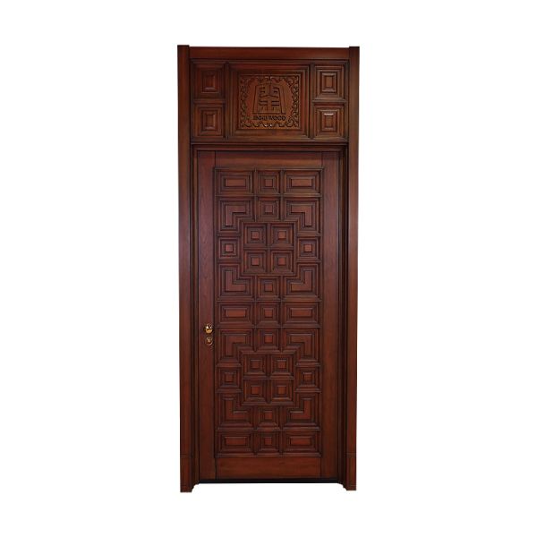 Customizable Modern Villa Doors Anti Theft Steel Luxury House Front Door