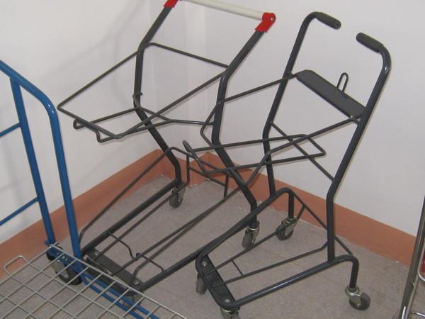 trole da compra da cesta do supermercado 20Kg, carrinhos de compras comerciais