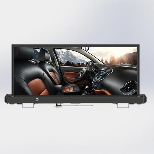 240000 Dots/Sq.M. Two Side Taxi Roof Led Display Wireless Control IP65