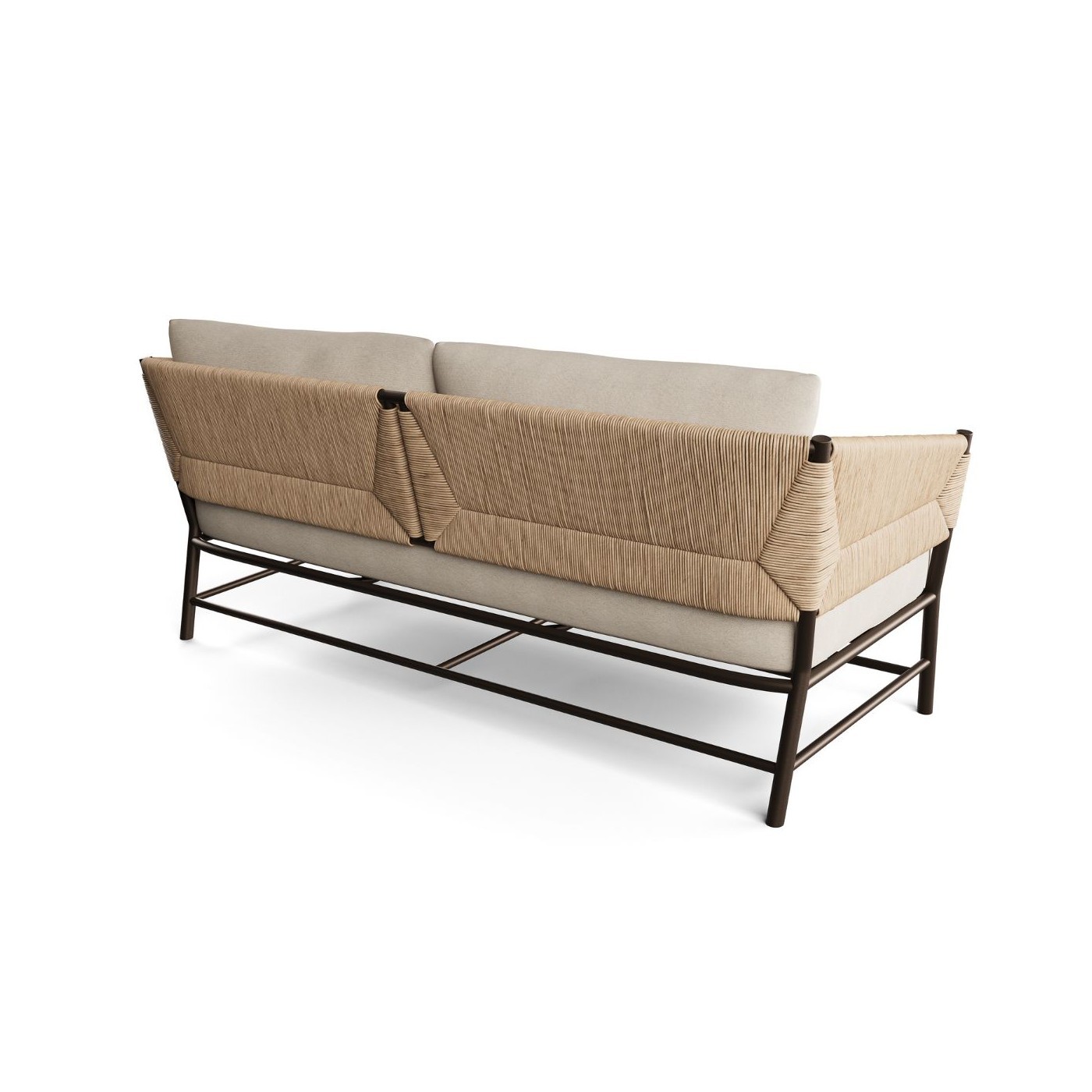 Tropical Style Synthetic Rattan Villa Outdoor Sofa. Bruno SN-2650