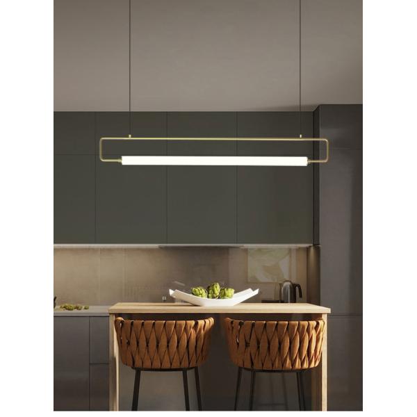 Modern Restaurant Chandelier Minimalist Bar Restaurant Indoor Rectangular  Chandelier(WH-MI-406)