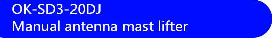 26 Feet 44lb 8M Telescoping Antenna Mast With Tripod