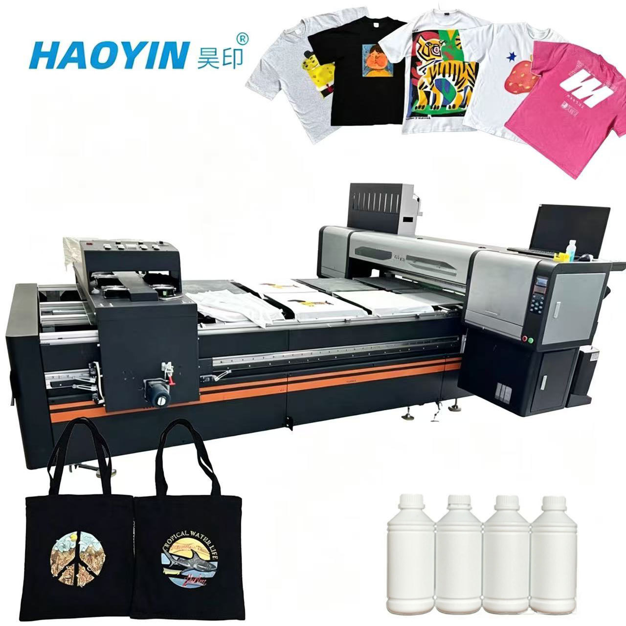 Industrial Direct To Garment DTG Printing Machine for Cotton Fabric