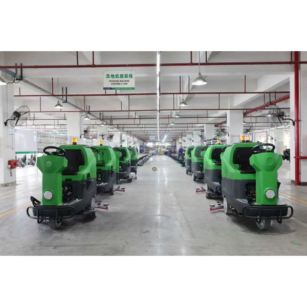 DQX86B Floor scrubber rear-wheel drive for uphill surfaces CE certified