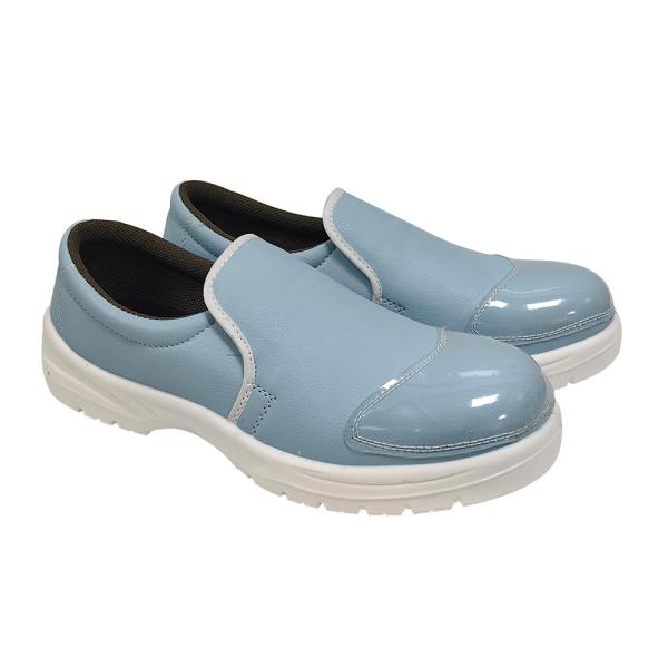 Cleanroom ESD Antistatic Safety Shoe Blue Steel Toe Breathable Anti Static Shoes