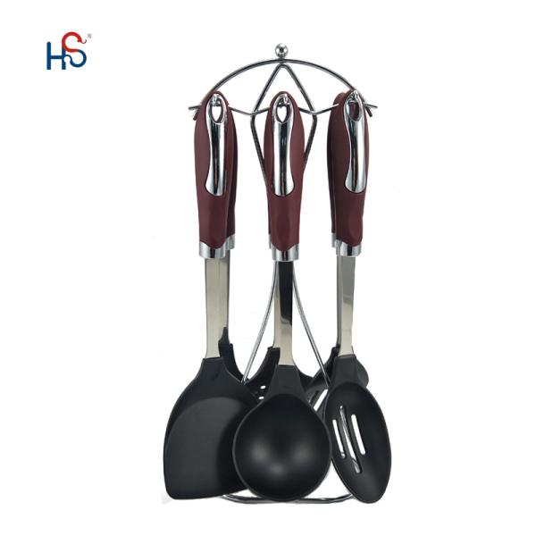 Support Sustainable Kitchen Utensil Set Wooden Handle Cooking Tools and Gadgets 2022
