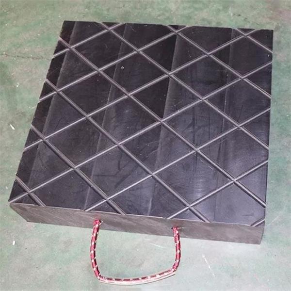 A guiga do HDPE de Crane Mats acolchoa a almofada plástica da distribuição de carga do polietileno