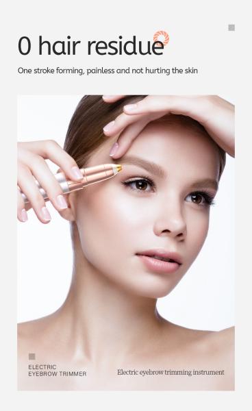 Mini Electric Eyebrow Hair Remover Pen ,  Laser Eyebrow Trimmer Multifunctional