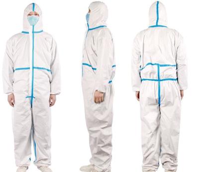 Full Body Disposable Protective Coverall Anti Dust Long Lasting Protection