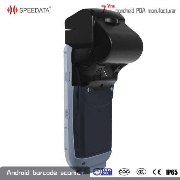 Bluetooth GPS WIFI Android Fingerprint Scanner , Micro Sd Terminal Printer
