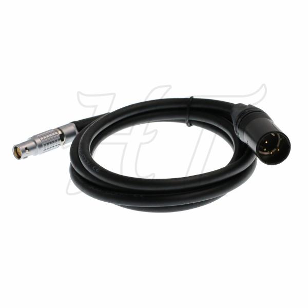 1.5m RED Epic Scarlet Camera Cable XLR 4 Pin Power Cable to Lemo Female 1B 6 Pin