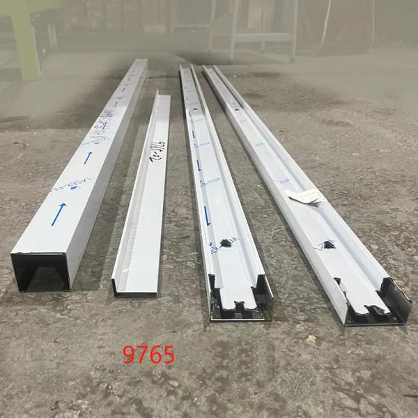 304 Material Stainless Steel Profile Shower Room Sliding Door Frame Corrosion Proof