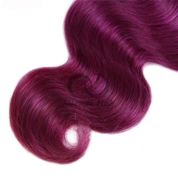 #T1B/Purple Body Wave Remy Human Hair Bundles Sew In Weave Bundles Brazilian Bundle Deals