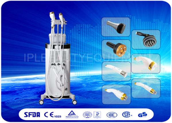 7 ハンドルが付いている機械を細くする多機能 RF 真空の超音波キャビテーション