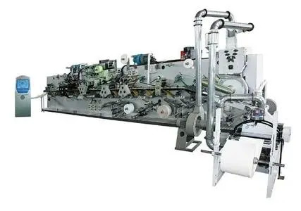 Высокоскоростная санитарная салфетка делая машиной полный servocontrol