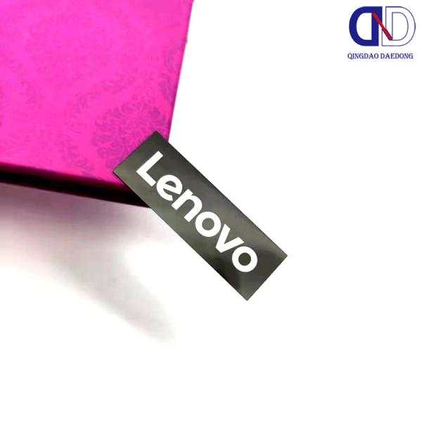Customised Logo Accepted PET Adhesive Sticker for Computer Manufacture OEM Design