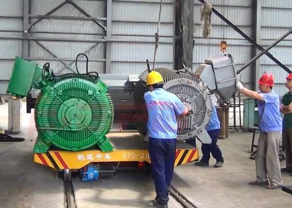 O corpo de aço do leito do feixe de caixa de KPD-16T motorizou troles de transferência
