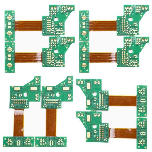 Золото погружения 4 слоя изгибает плату с печатным монтажом Pcb твердую 2.0mm 3mil
