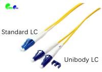 Unibody LC - LC SM  Duplex 2.0mm Fiber  Patch cord / Pigtail from China available for SM ,  OM1  ,OM2 , OM3 ,  OM4 ,