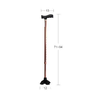 Customizable Adjustable Walking Stick for Elderly 12*13* 71-94 Cm Customizable Customization