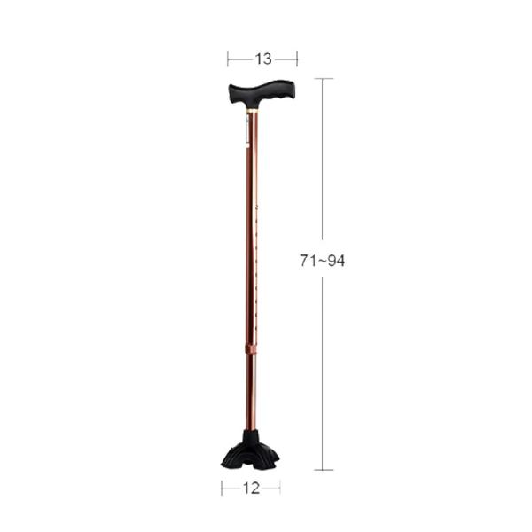Canne de marche réglable et personnalisable pour personnes âgées 12*13* 71-94 cm Personnalisation possible
