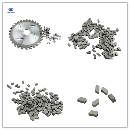 Various Grade Tungsten Carbide Saw Tips High Sharpness Long Service Life