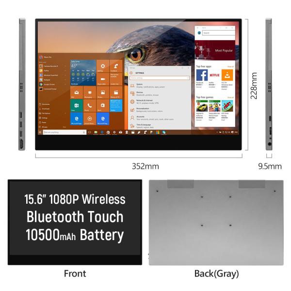 350cd/M2 5ms Wireless Gaming Monitor Type C Bluetooth Touch Screen Monitor