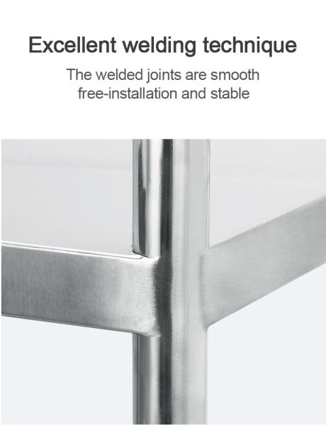 3 Layer Hospital Stainless Steel  Medical Instrument Trolley