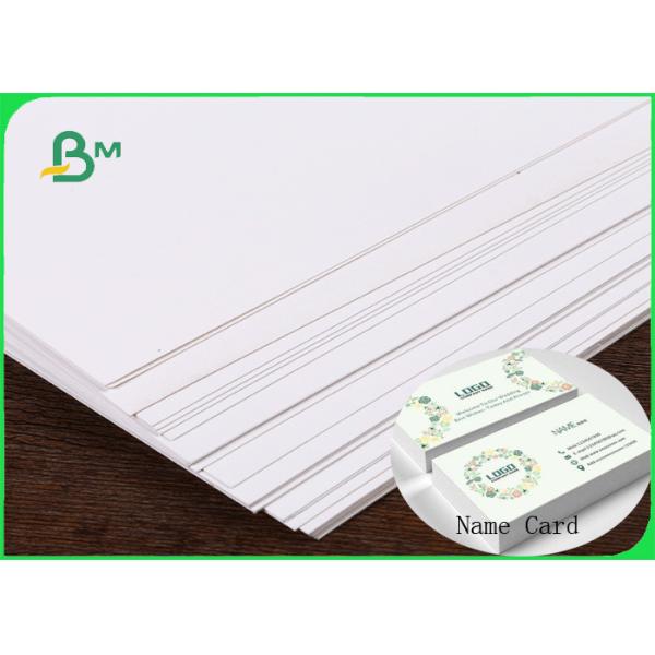 ISO High Thickness Ivory Board Paper C1S White Cardboard 1.35MM 1.5MM For Making Name Card