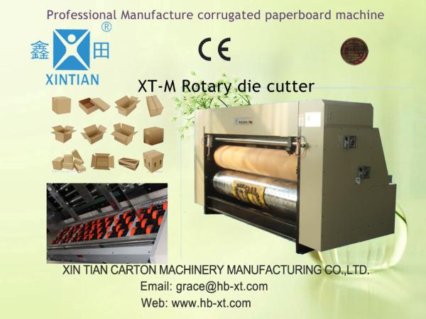 Electric Digital Rotary Die Cutting Corrugated Carton Box Packaging Machine