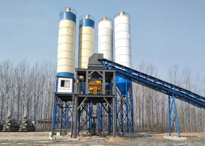HZS60 Soil Cement Mixing Plant 60m3 Belt Type Concrete Batching Plant Equipment