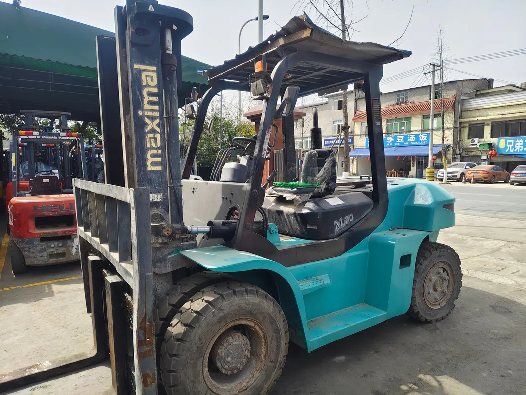 7 Ton 1800kg 4-Wheel Electric Forklift with Attachment Made in China