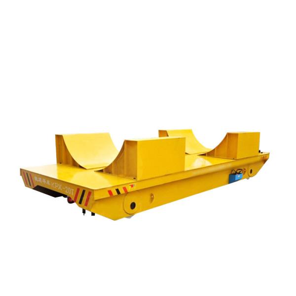 Рельс погрузо-разгрузочной работы переносит моторизованные тележки платформы