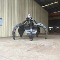 Garra mecânica de gerencio da casca alaranjada, garra hidráulica da sucata para a máquina escavadora CAT320