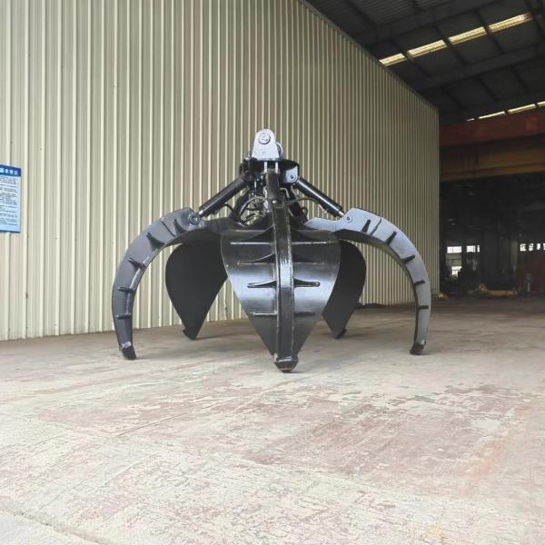 CE Approval Mechanical Orange Peel Grab Bucket For CAT320 Excavator