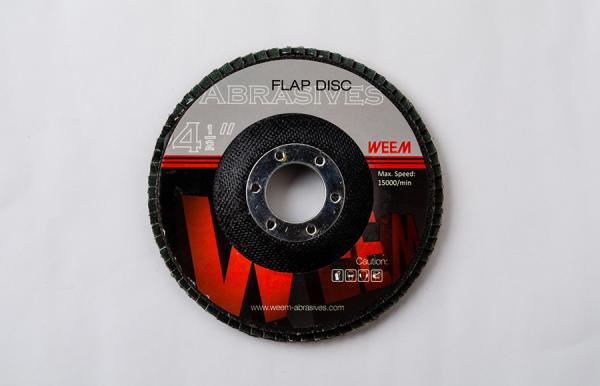 Tipo abrasivo 27 dos discos 4.5inch da aleta do óxido de alumínio de WEEM para moedores de ângulo