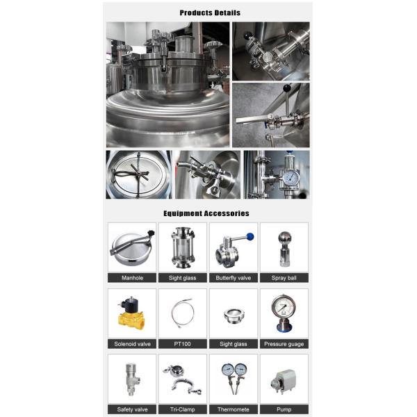 1.5m2 750L Fermentation Tank For Beer Brewing Equipment