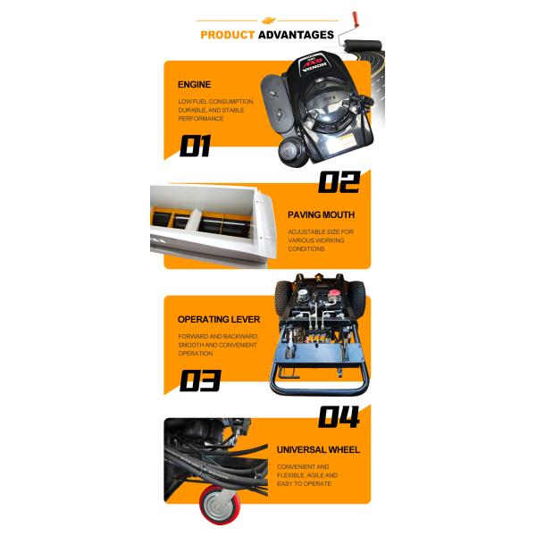 Дорожная асфальтовая распределитель доступная ручная асфальтовая асфальтовая установка длиной 2000 мм