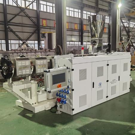 Shenzhen HYPET PS75/38  95/38  125/38 High Efficient And High Speed Parallel Twin Screw Plastic Extruders