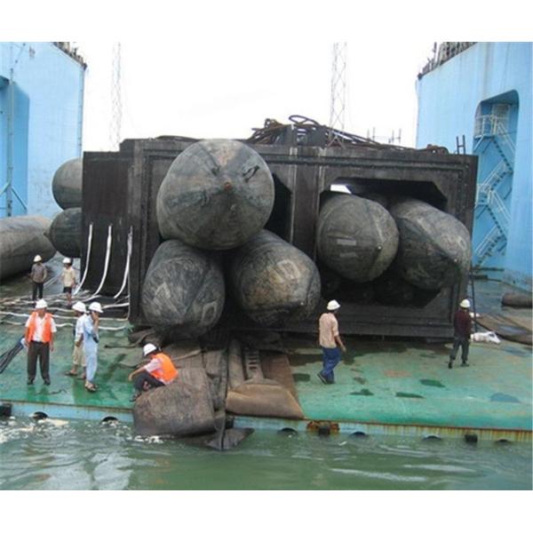 Черные воздушные подушки для спасения моряков / надувные резиновые подушки для спасения