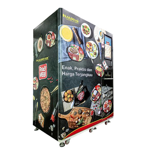 -18℃ Frozen Chicken Pork Beef Vending Machine Thailand Automatic Seafood Vending Machine