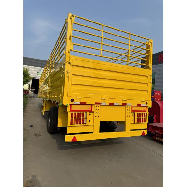 CIMC acier de haute qualité transport de gros 40 t 60 tonnes 4 axes paroi latérale transport de marchandises camion conteneur clôture semi-remorque
