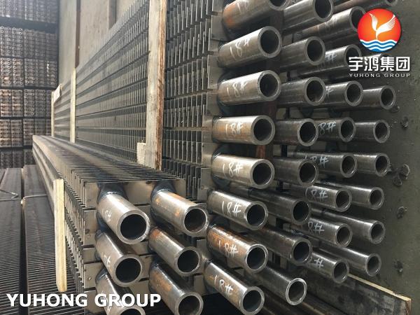 AD2000 Standard Micro Square Fin Tube Coil For Air Cooled Heat Exchangers H Type