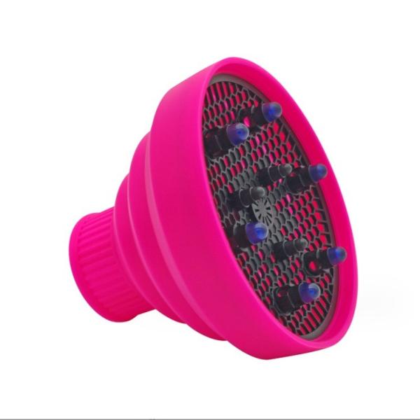 Collapsible Curly Hair Blow Dryer Diffuser with Silicone Material and Moulding Service
