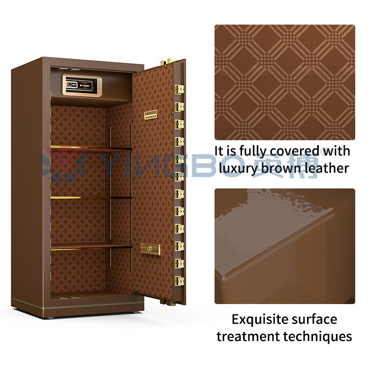 Durable Finish Security Home Safe Box OEM And ODM Brand Customization Dual Power Home Safe